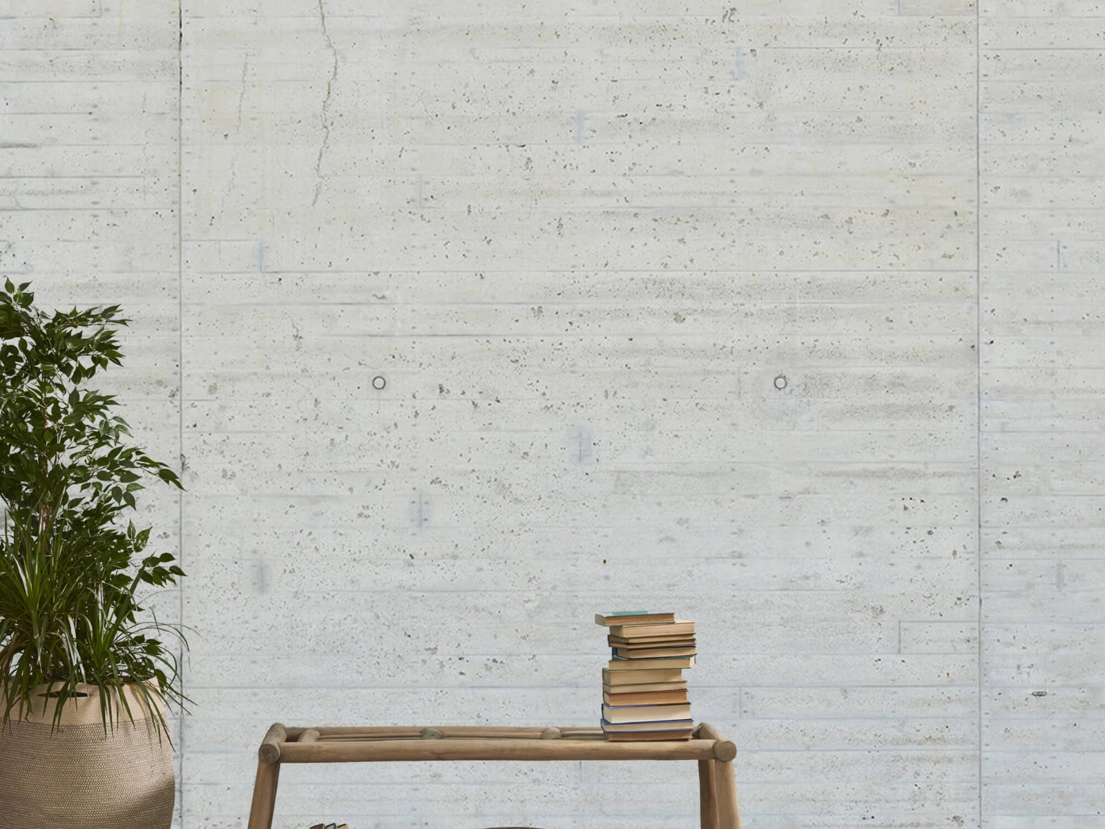 Concrete look wallpaper - Concrete strips  - Warehouse 20