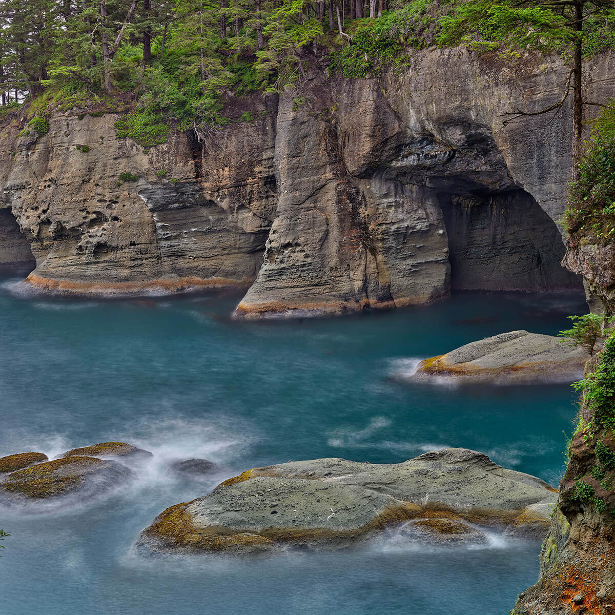 Cove côte rocheuse