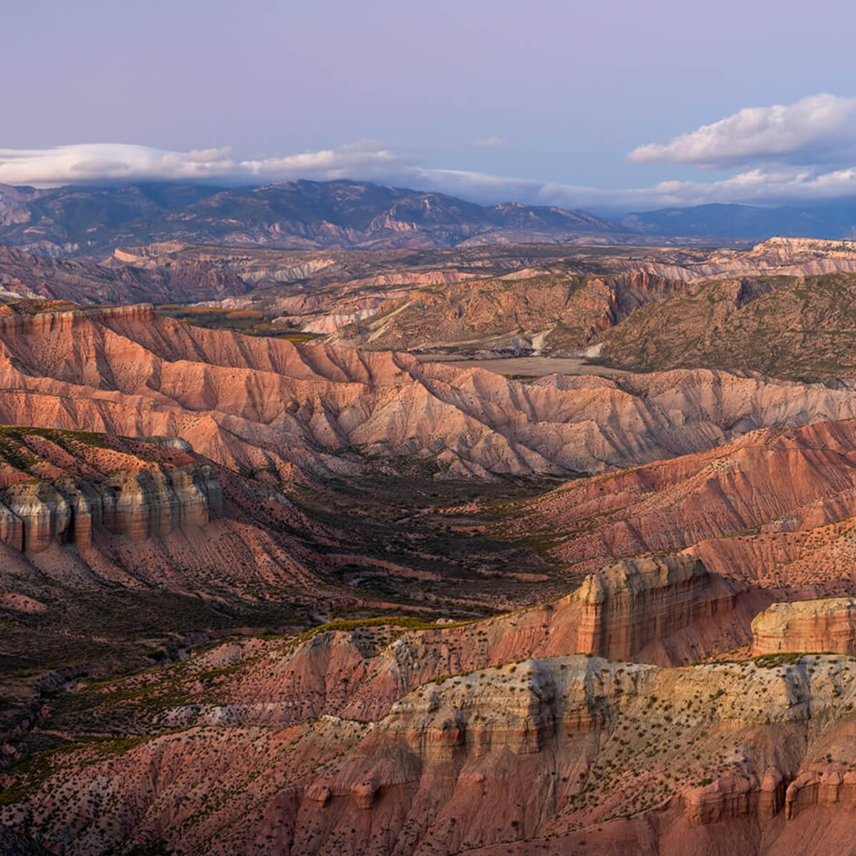 Wide mountain landscape