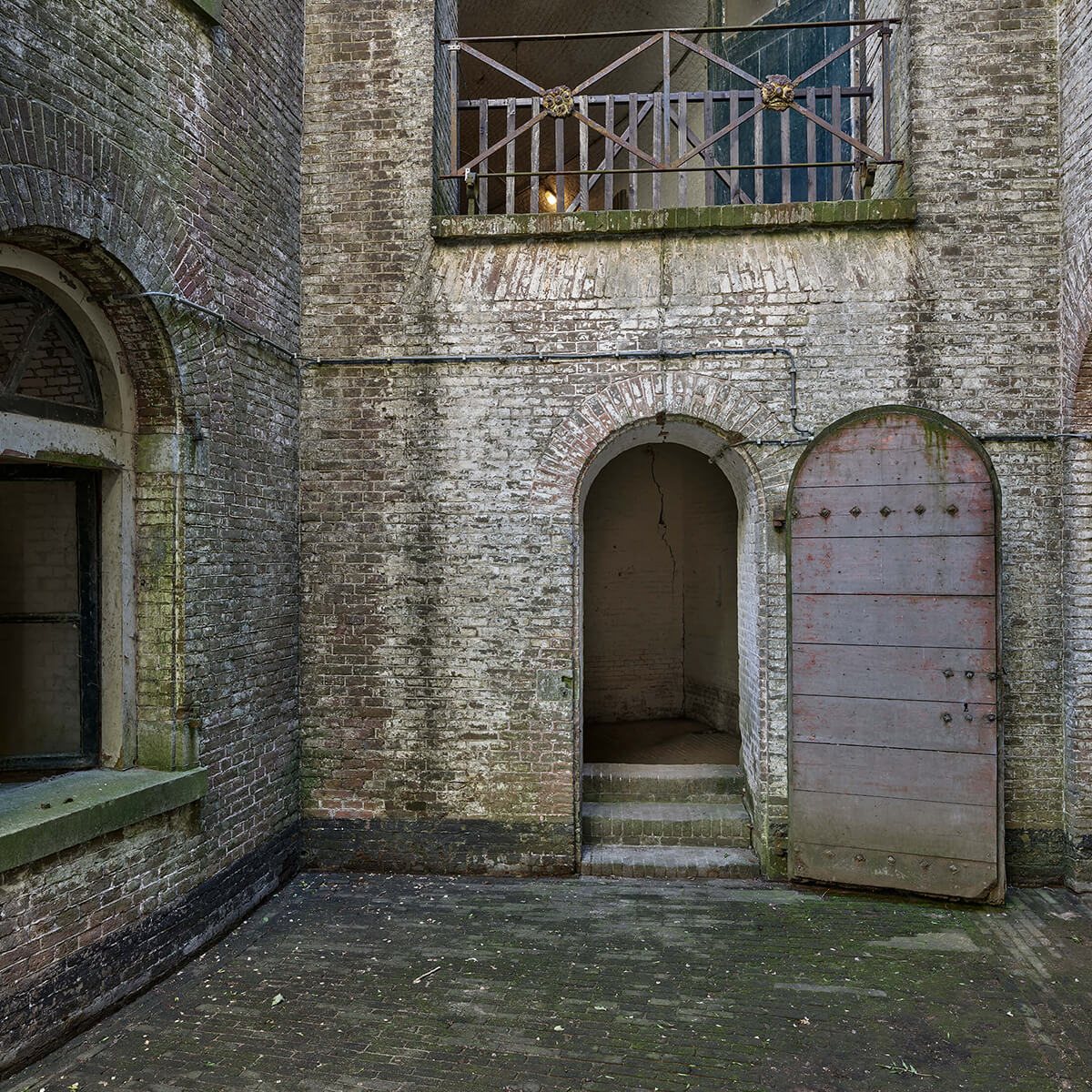 Courtyard old building