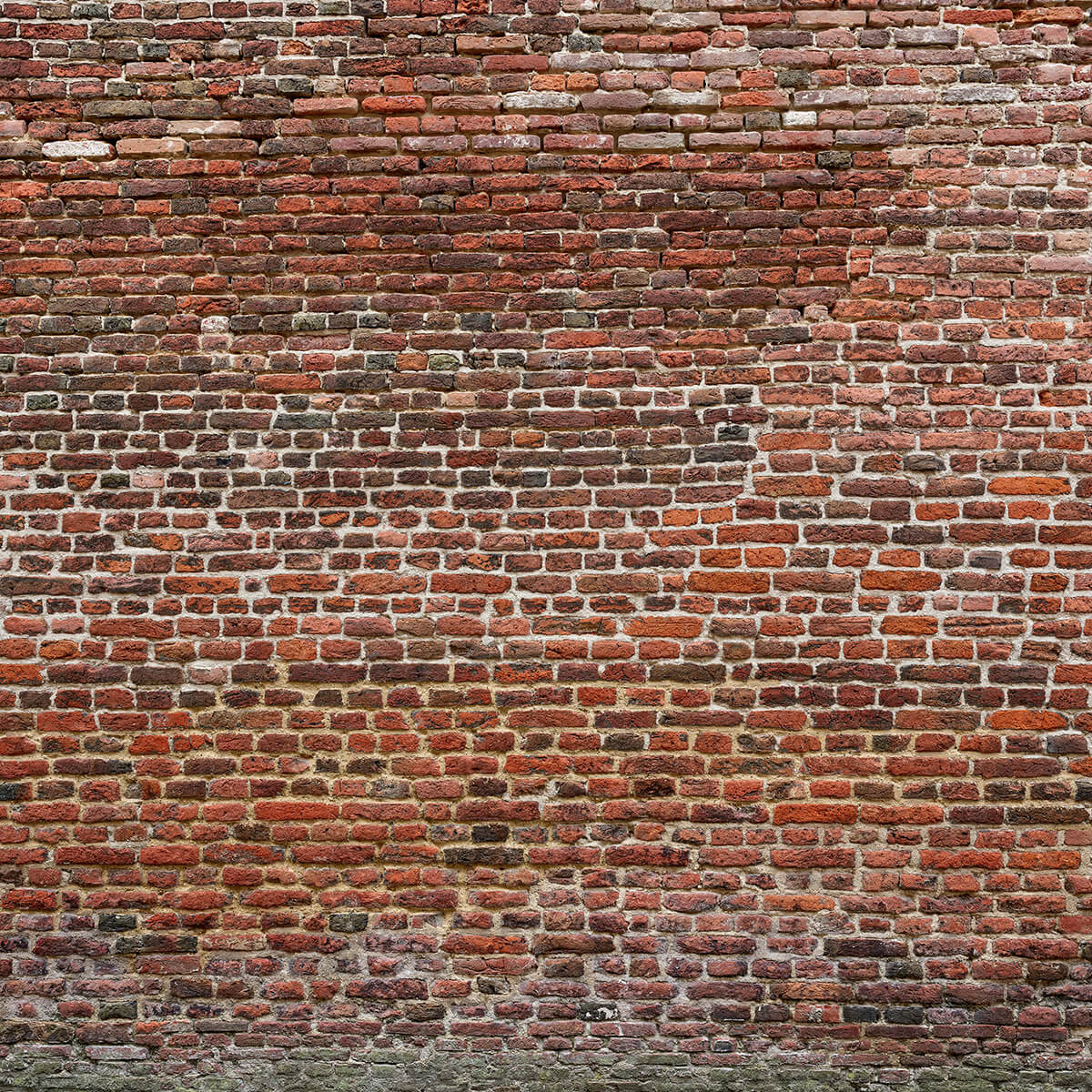 Mur extérieur restauré