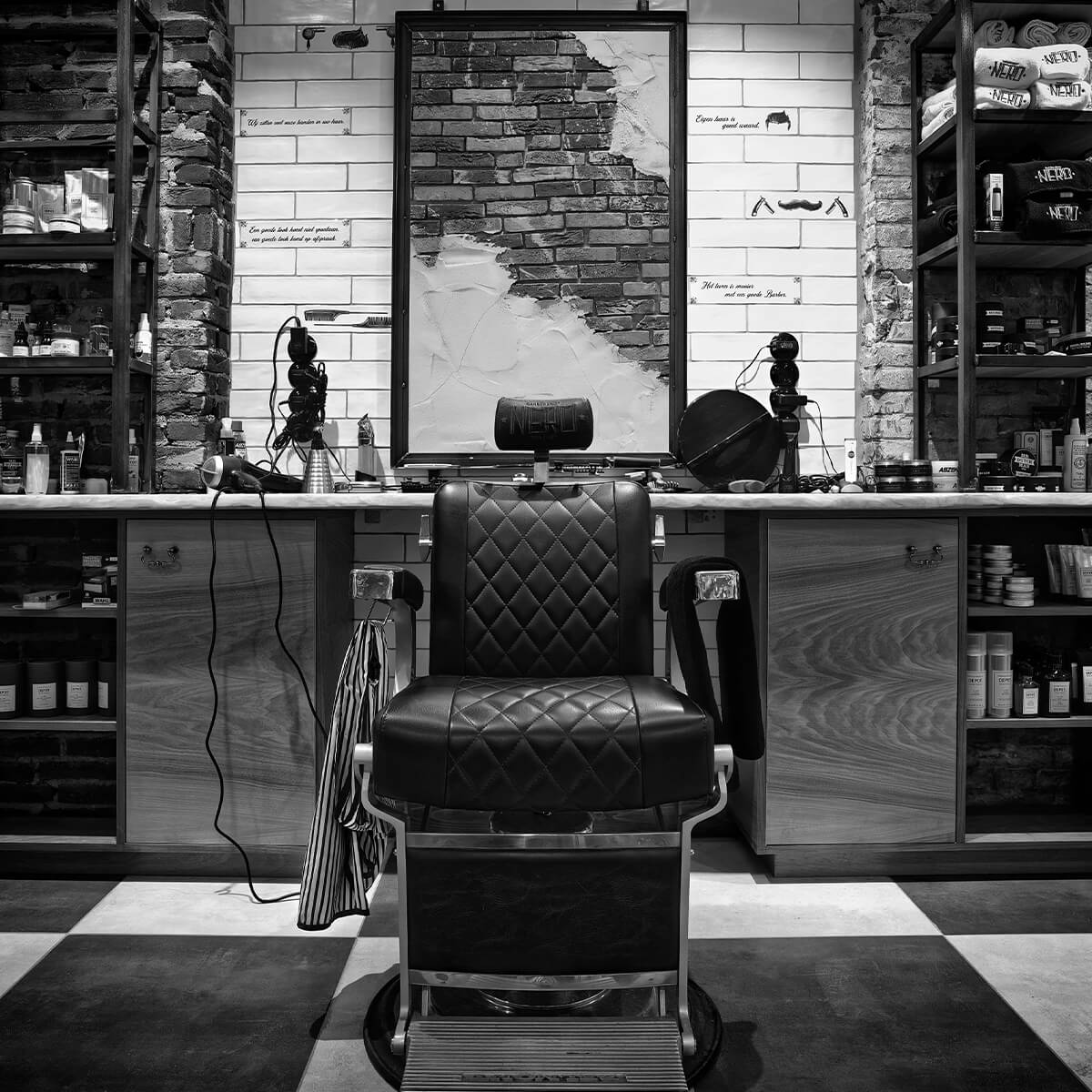 Le fauteuil du coiffeur