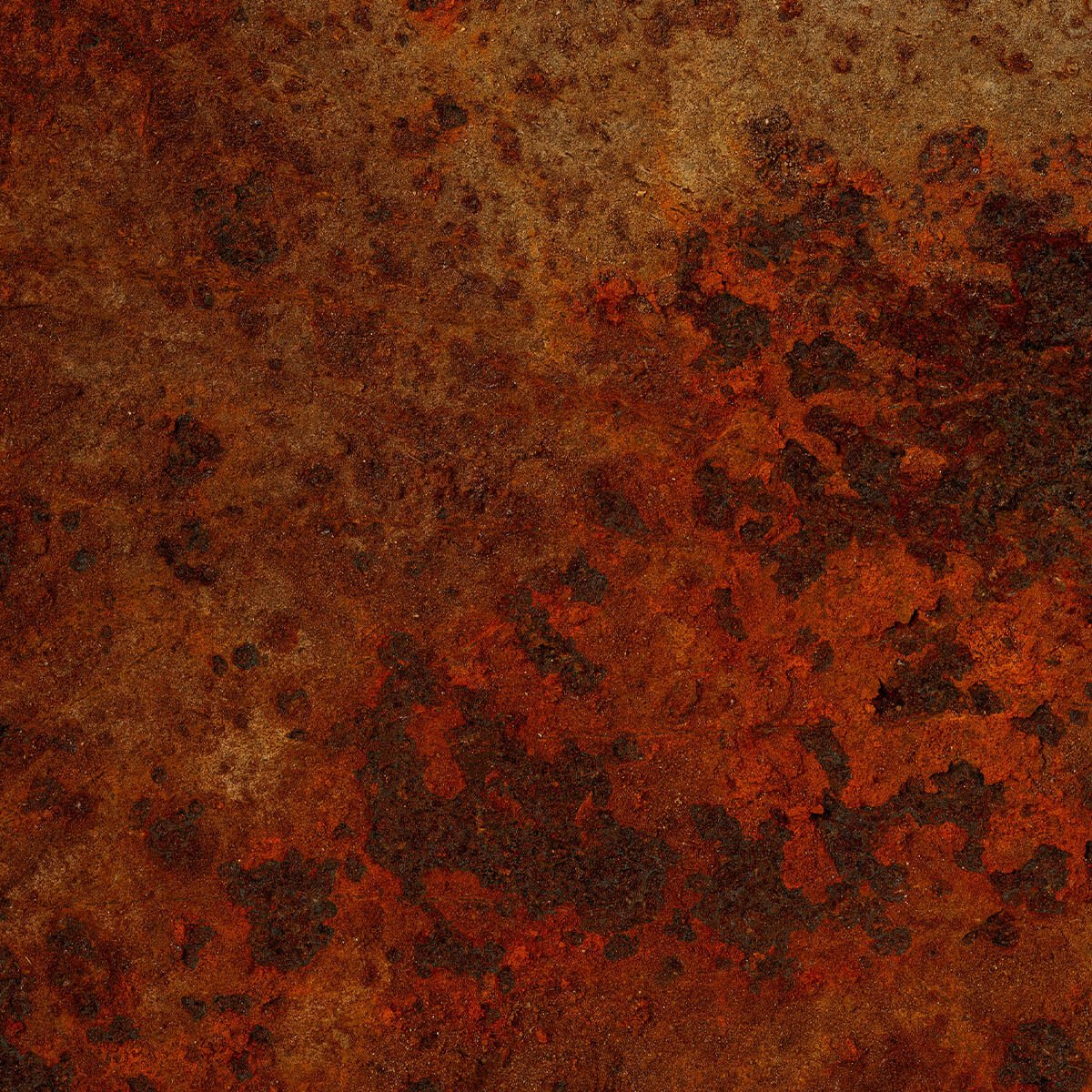 Rust coloured structure