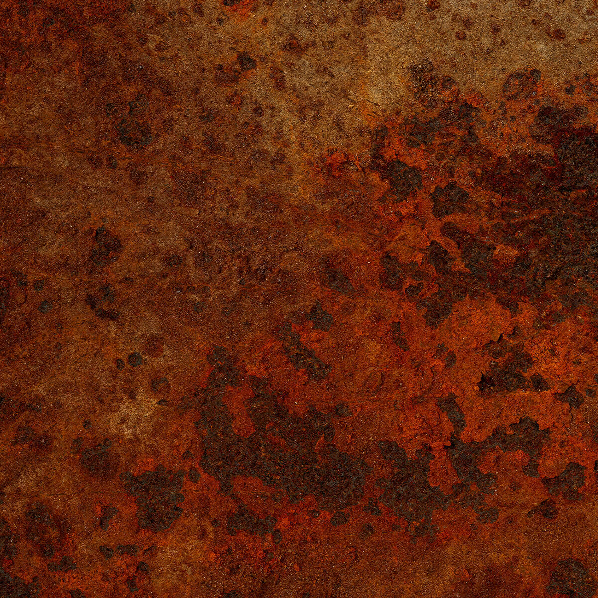 Rust coloured structure