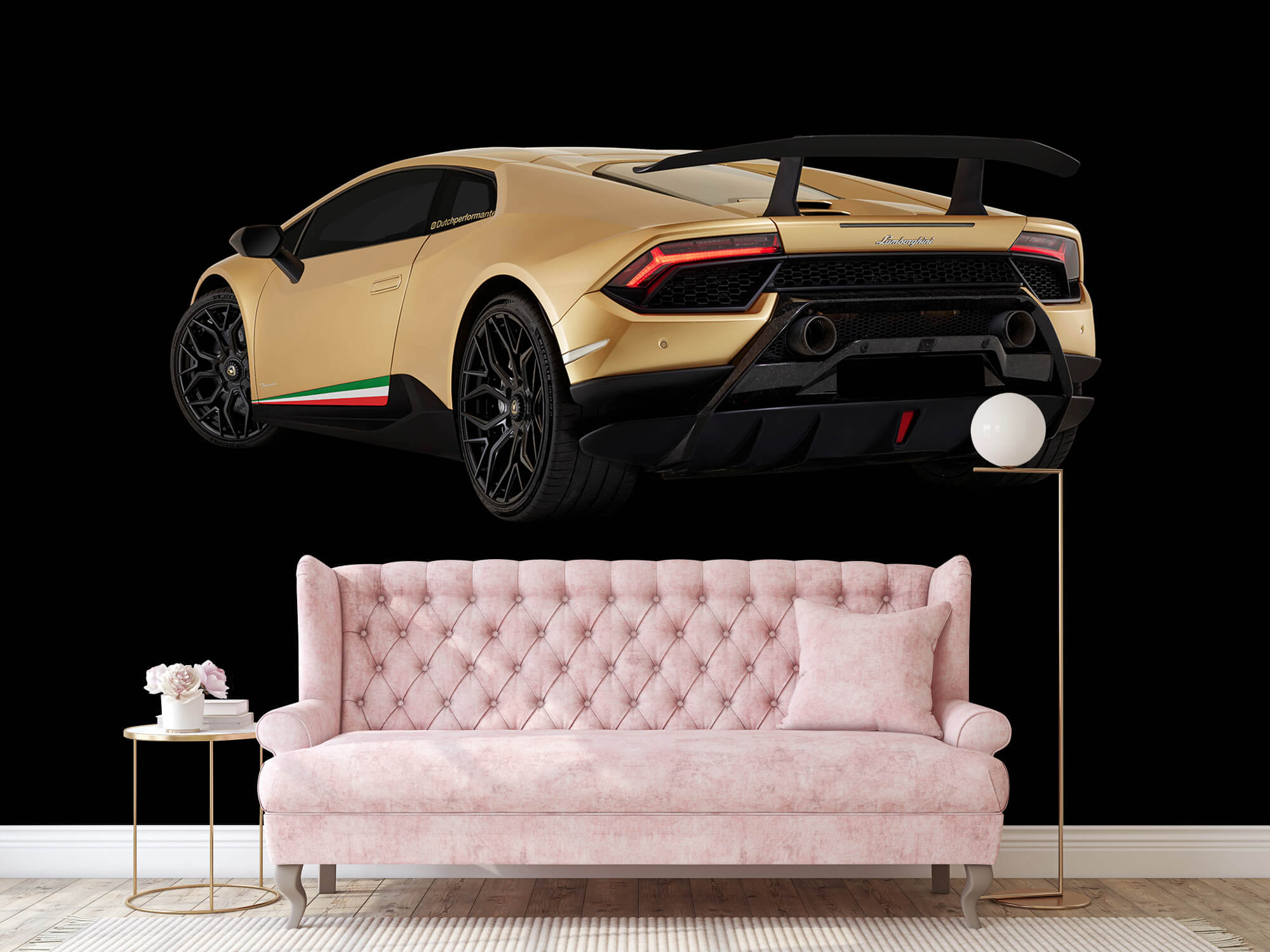 Wallpaper Lamborghini Huracán - Left Rear end, black 15