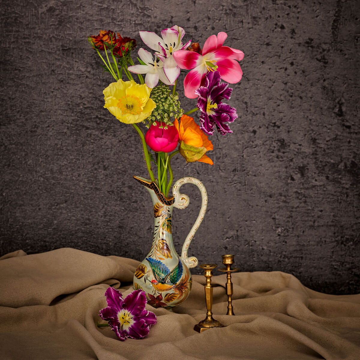 Flowers in classic vase