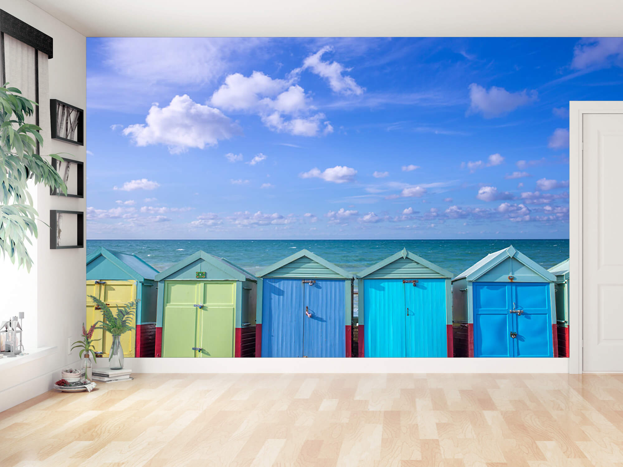 Colourful beach huts 11