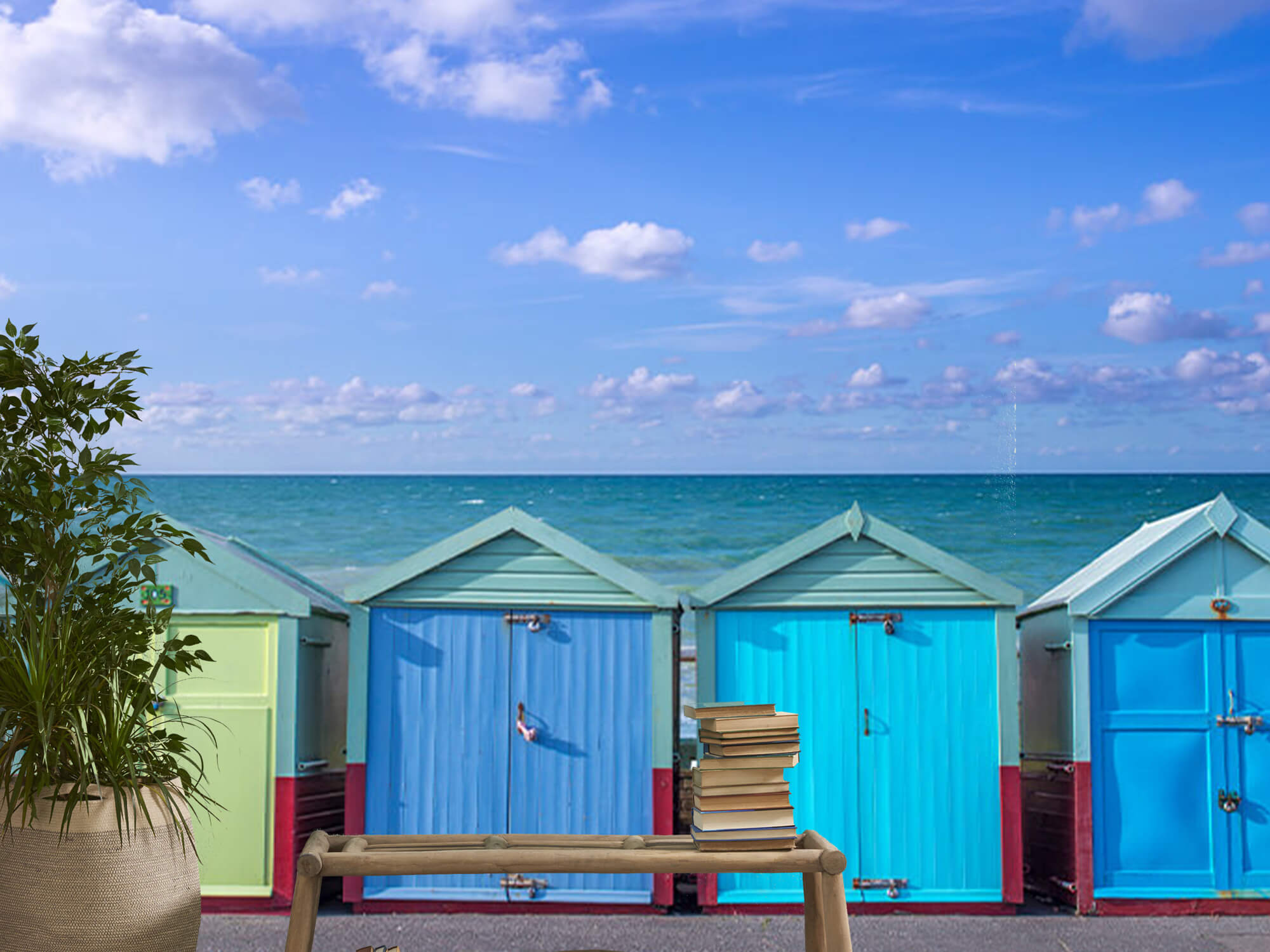  Colourful beach huts 14