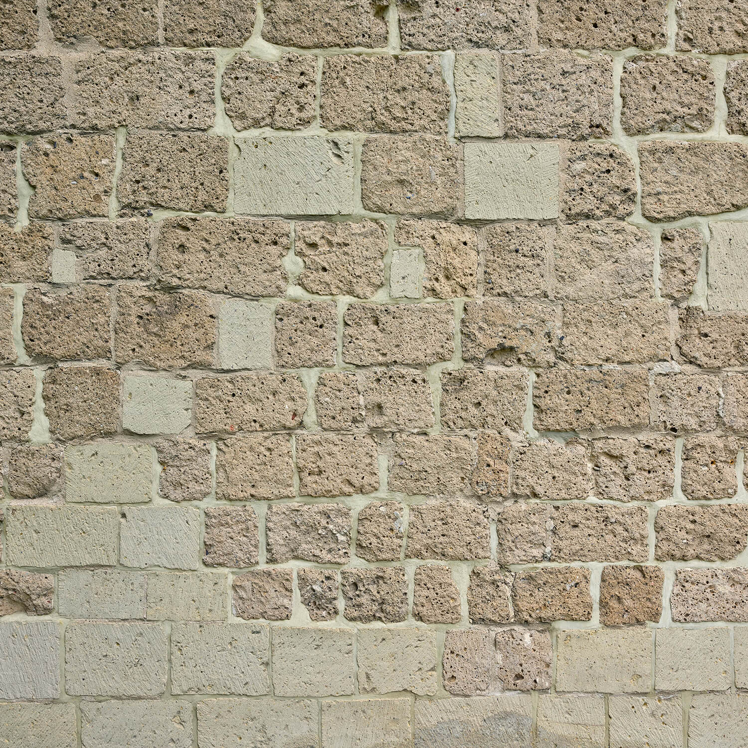 Wall with big bricks