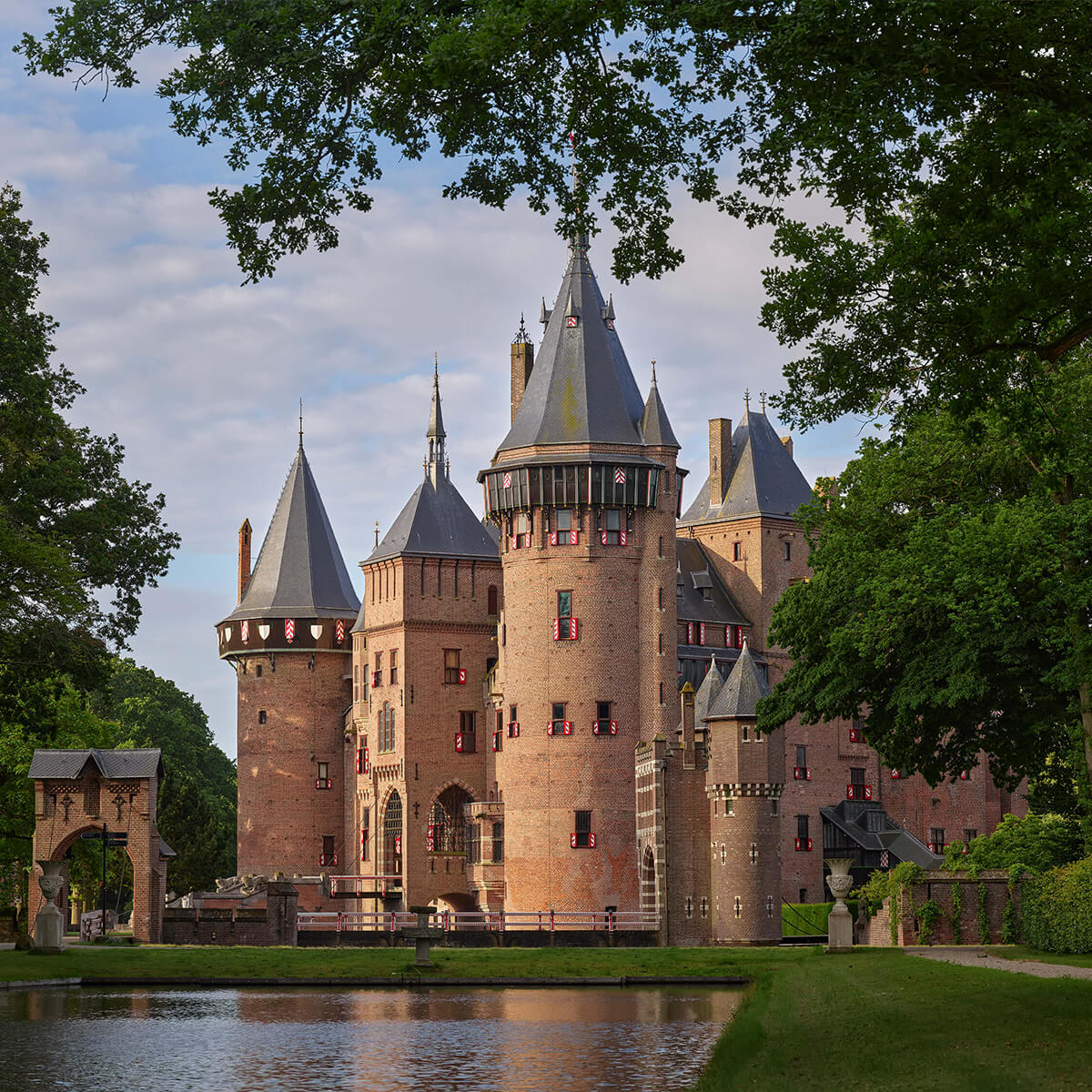 Château de Haar depuis le jardin