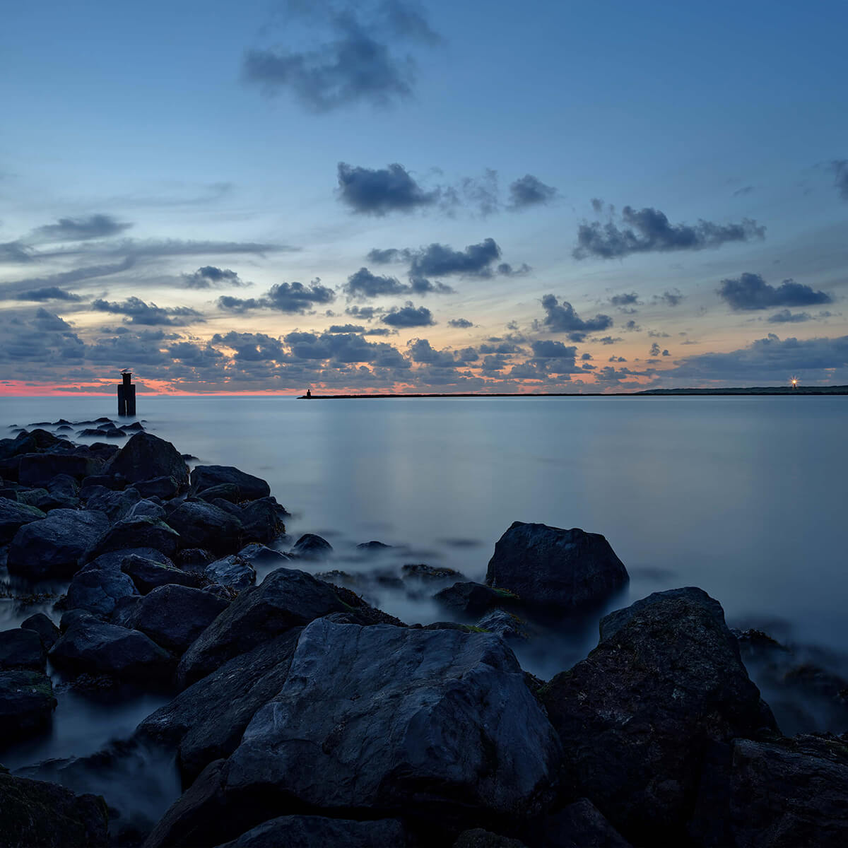 Zonsondergang Brouwersdam