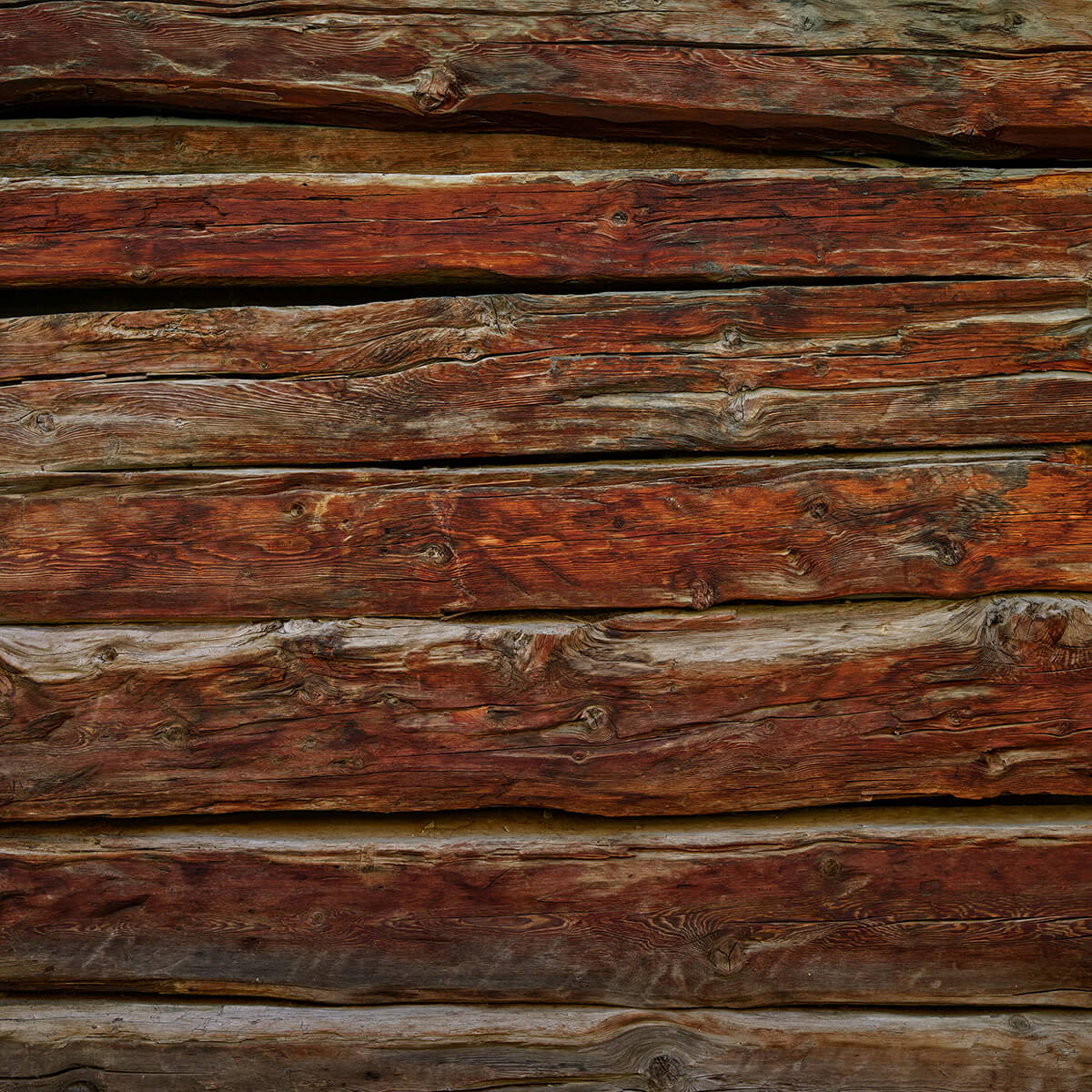 Rough wood planks