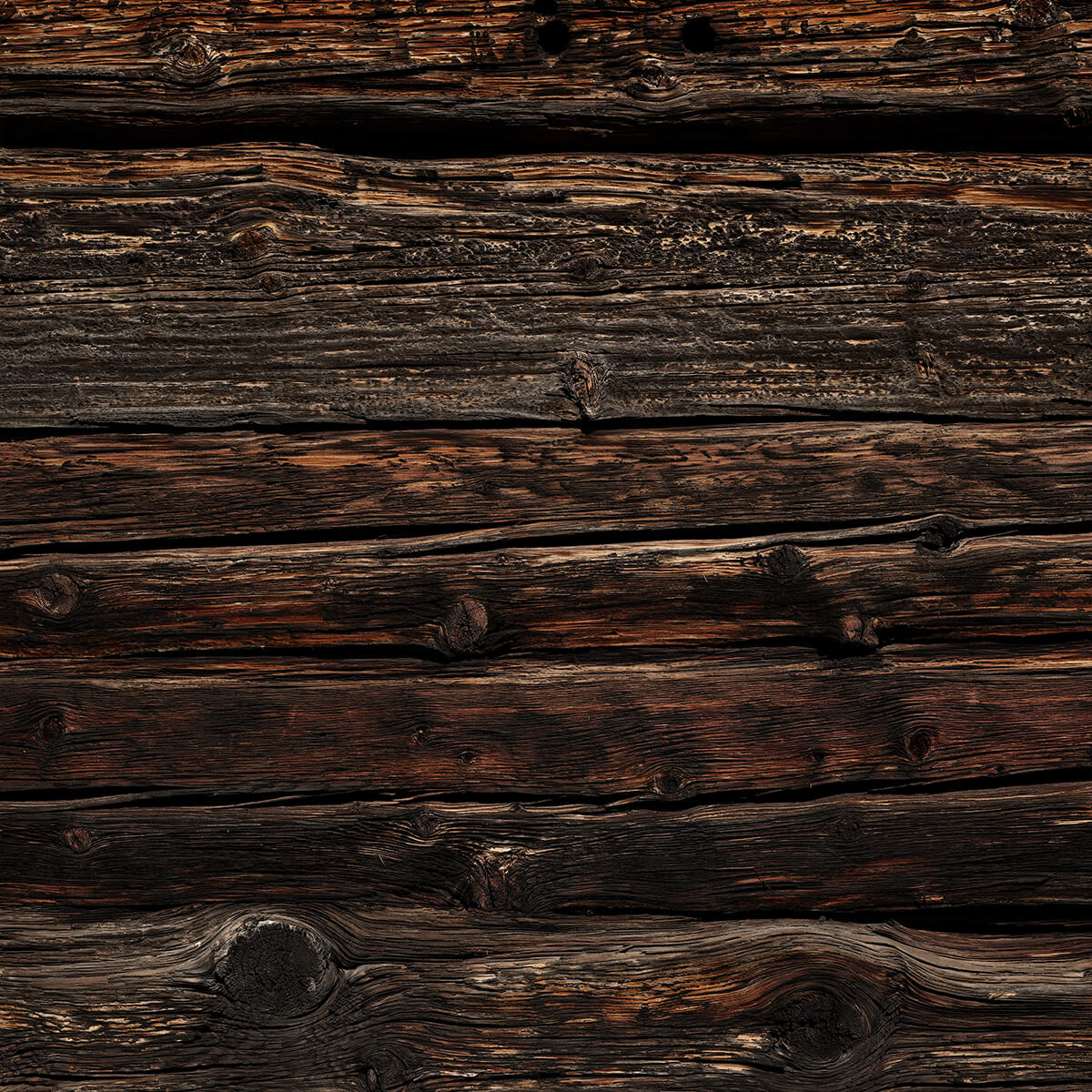 Dark old horizontal wood