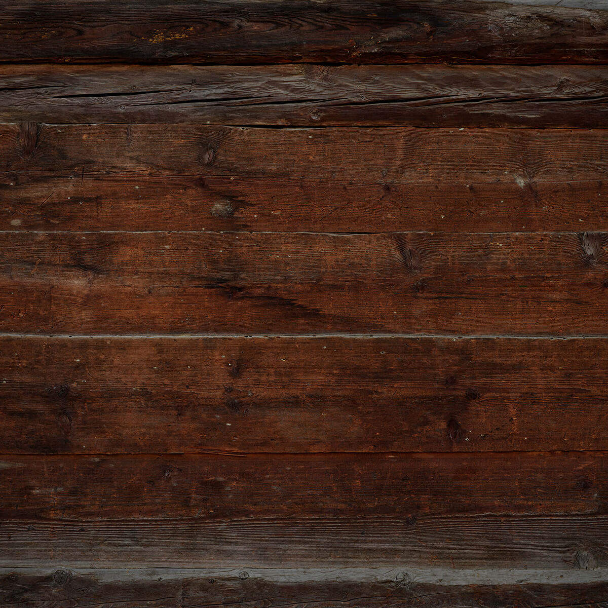 Verschillende planken van donker hout