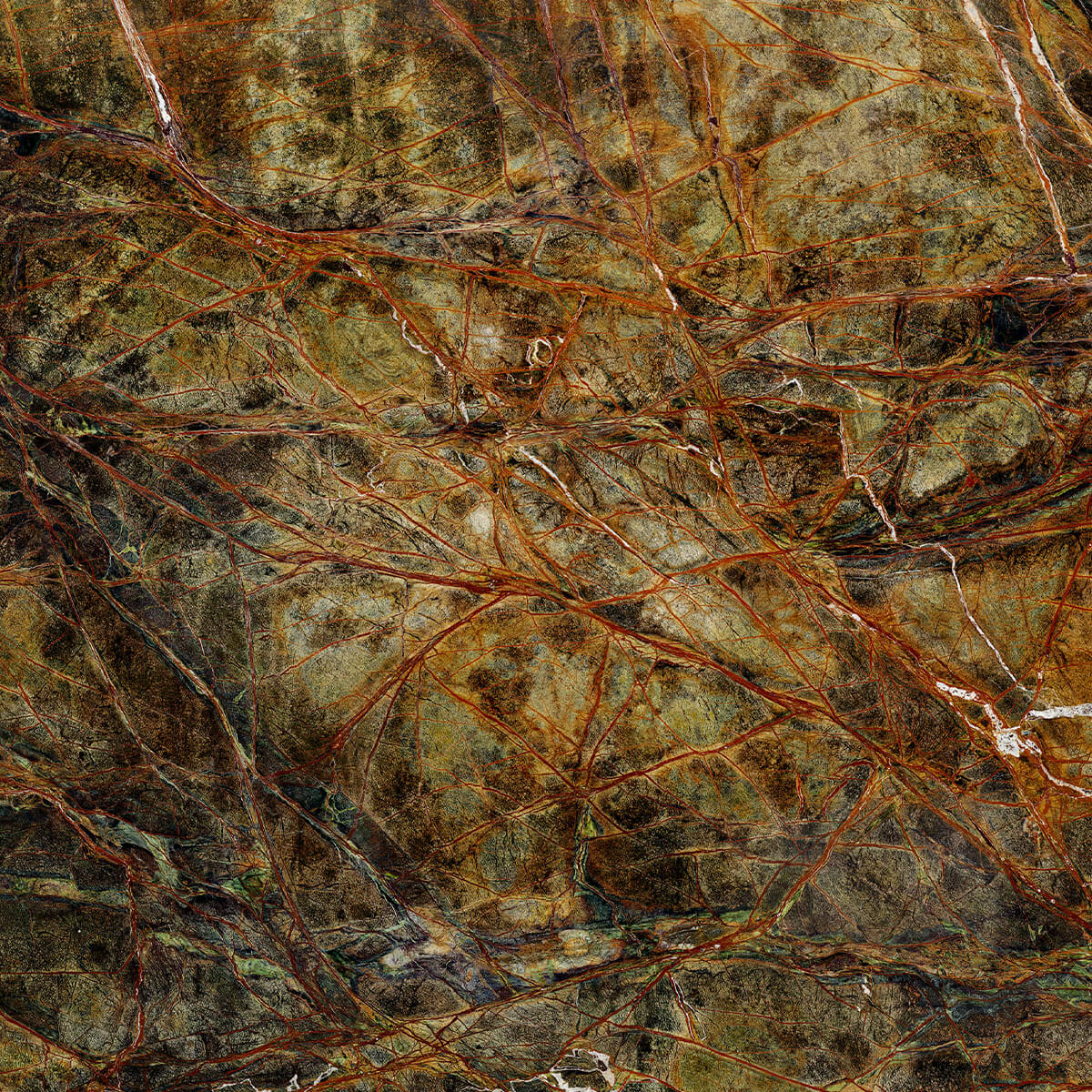 Marble with coloured veins