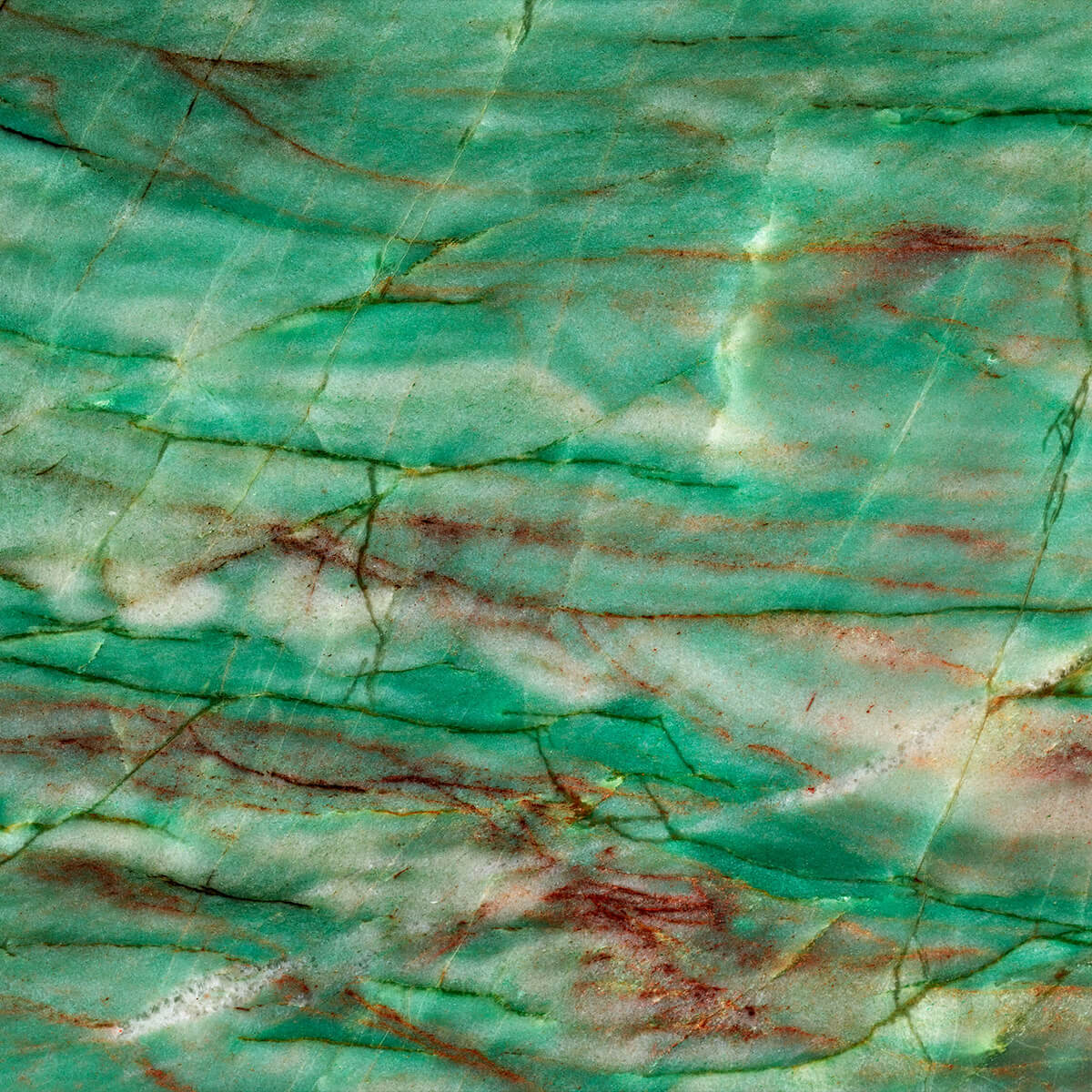 Green striped marble