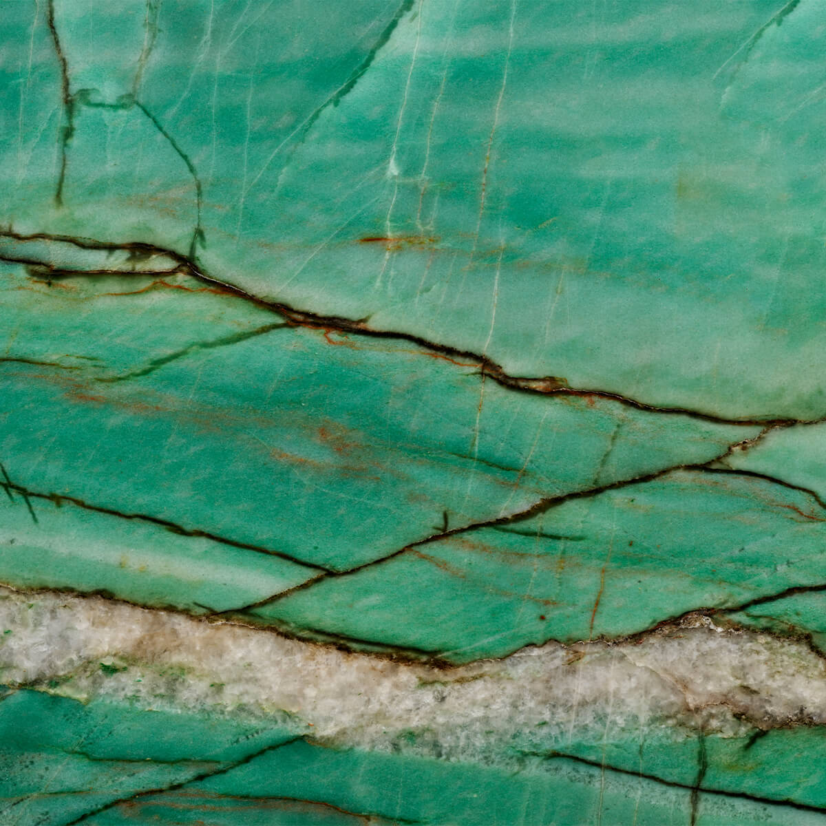 Close-up green marble