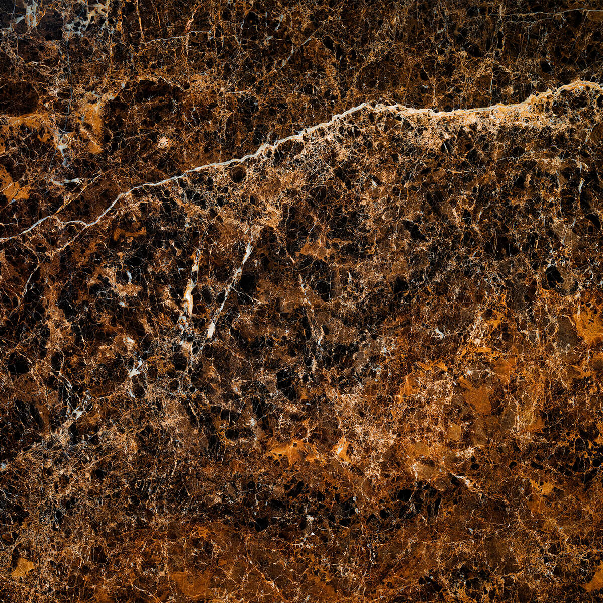 Copper-coloured marble