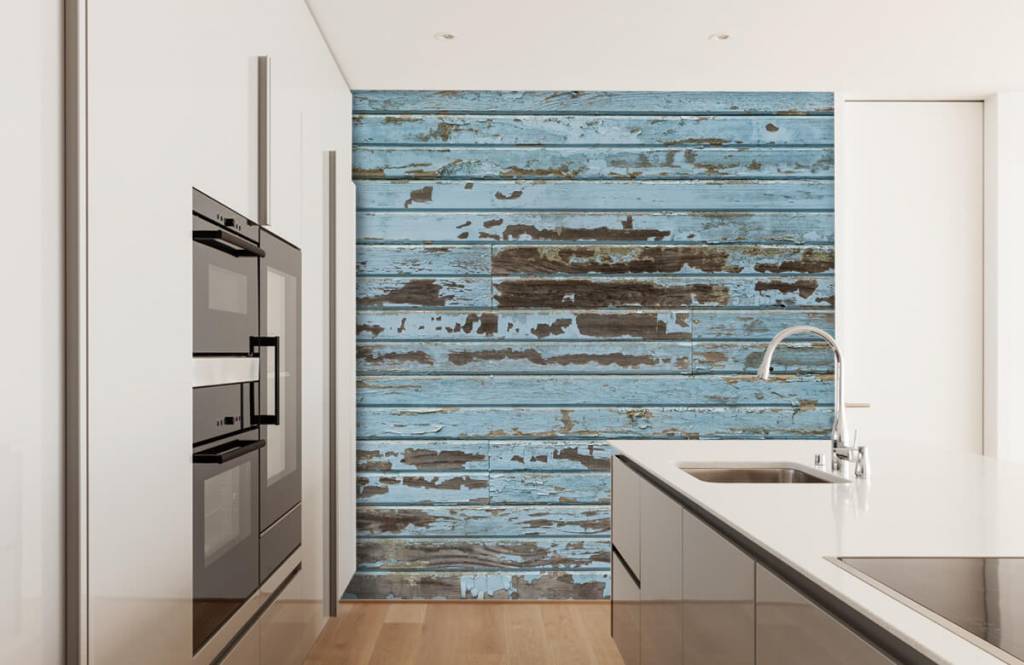 Wallpaper with vintage wood