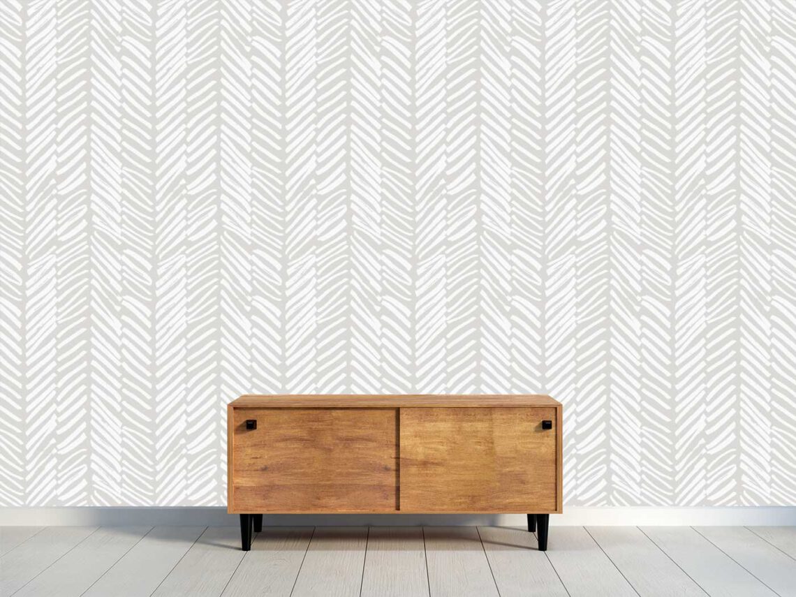 Herringbone wallpaper
