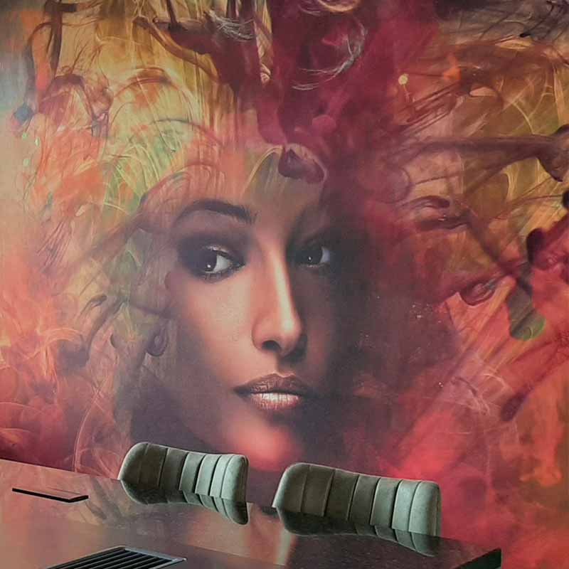 Grey wood planks - Photo Wallpaper